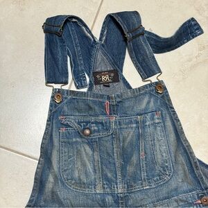 RRL Ralph Lauren Double RL Sandusky Overalls Japan Handmade Selvedge denim sz 2